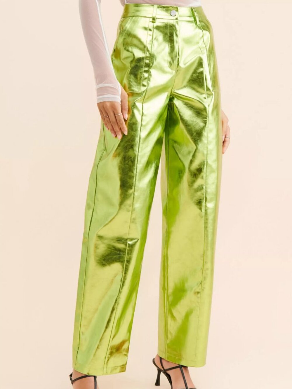 4th & Reckless Zelda Metallic Pants